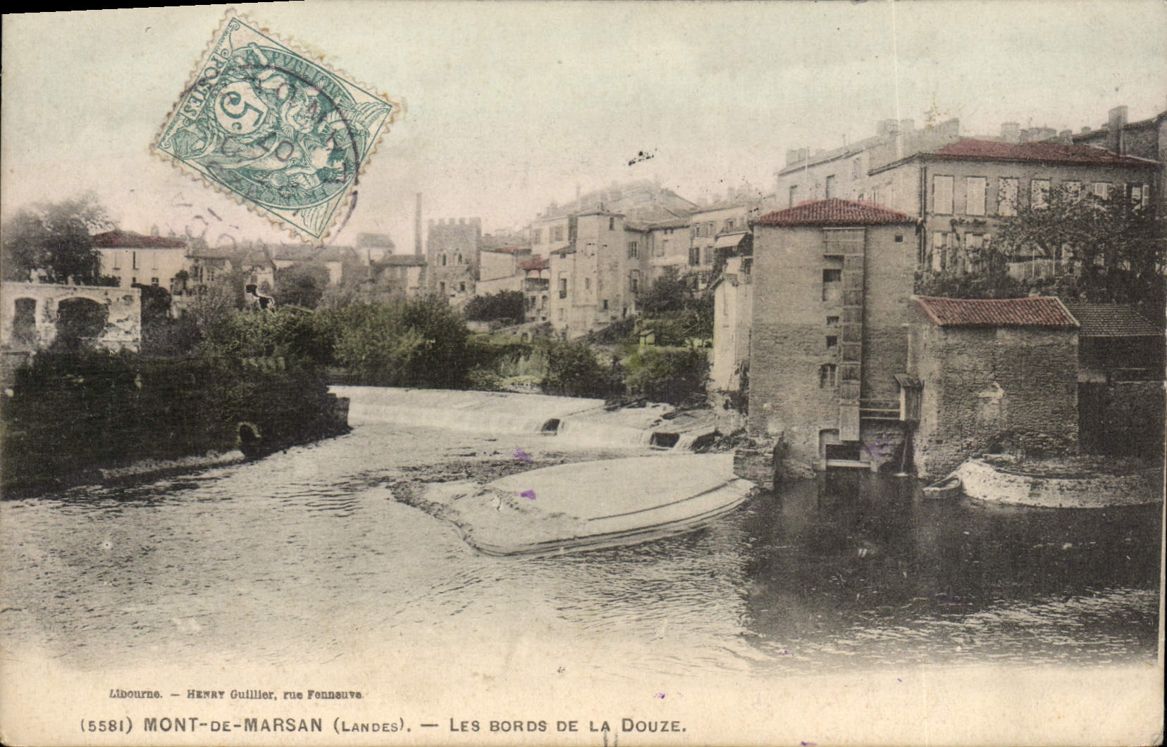 CPA Mont de Marsan Landes Les Bords de La Douze