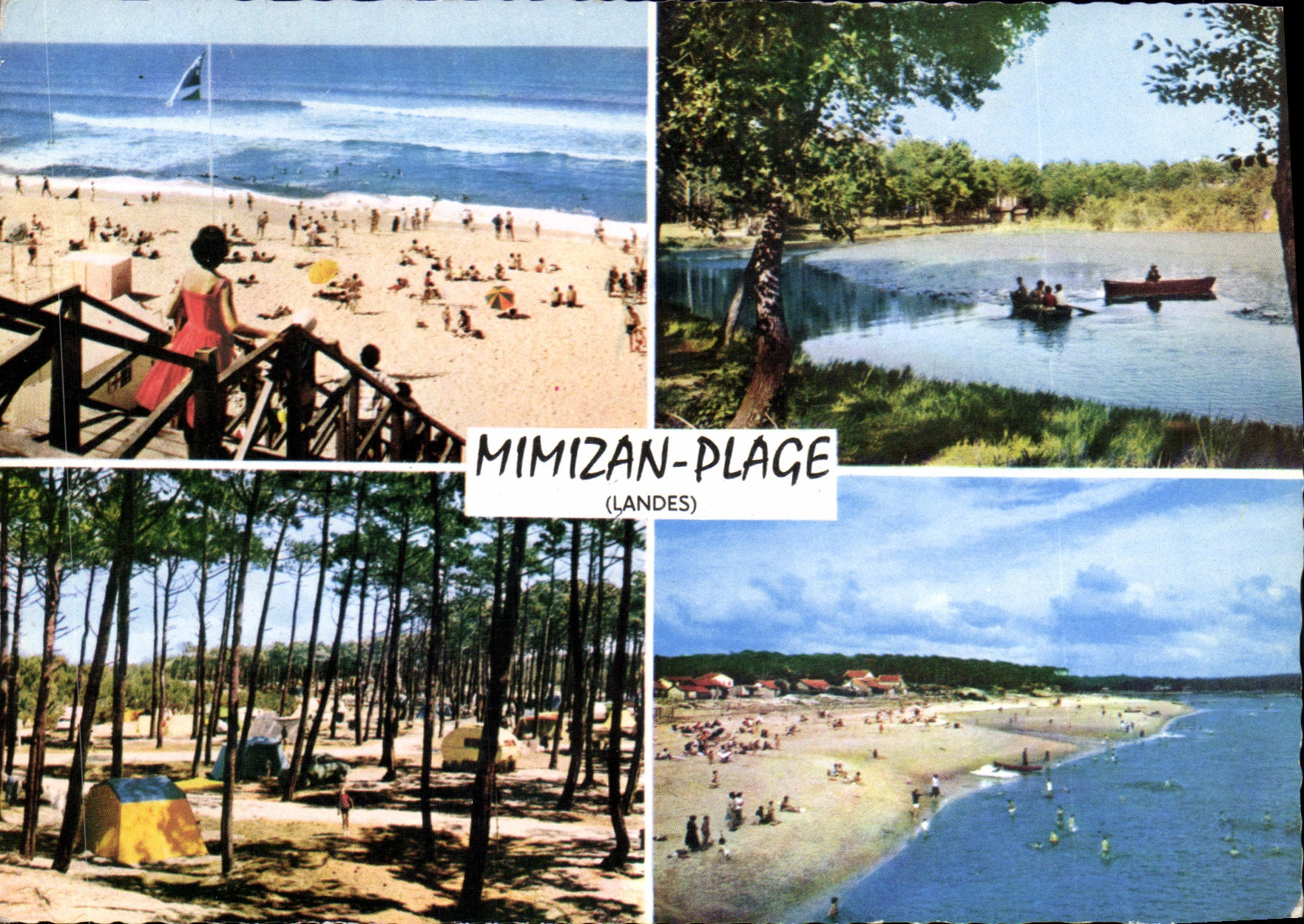 CPSM Mimizan Plage Landes 