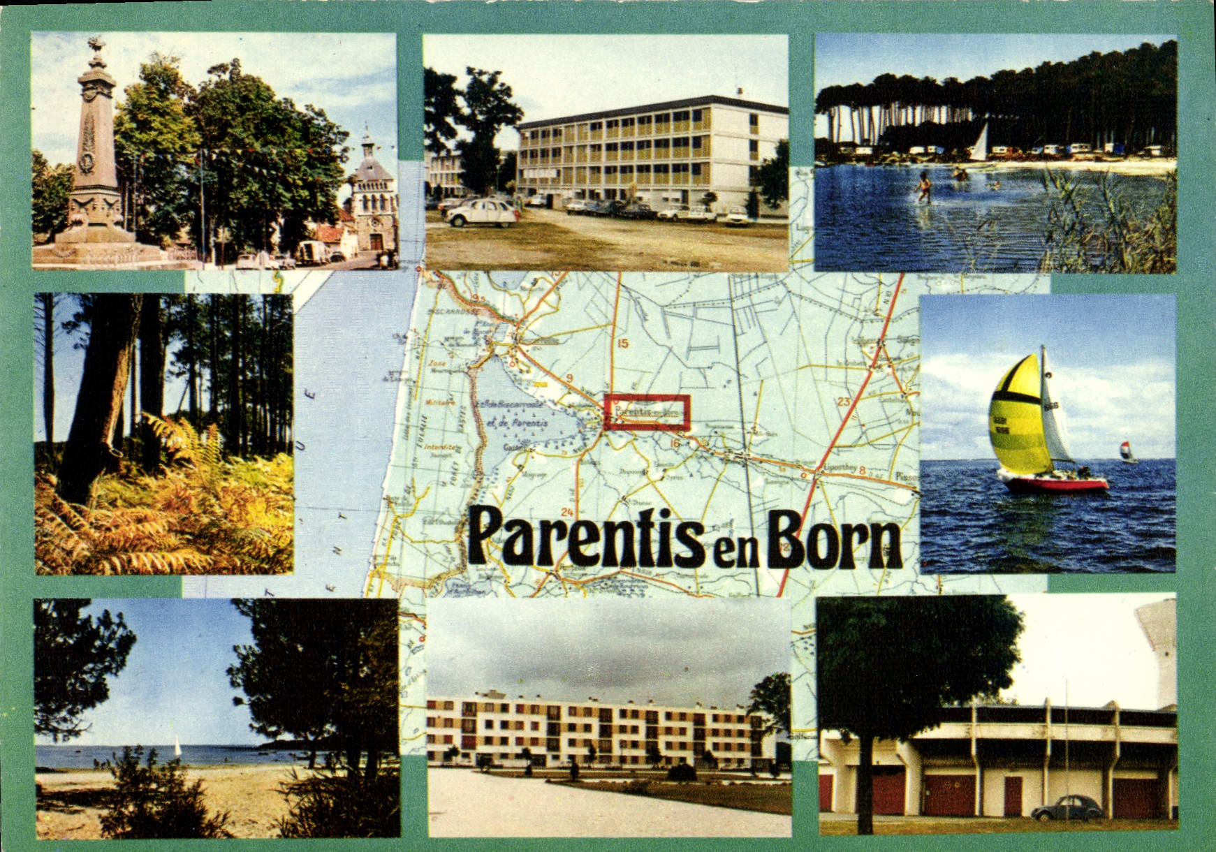 CPSM Cote Aquitaine Parentis en Born Landes 