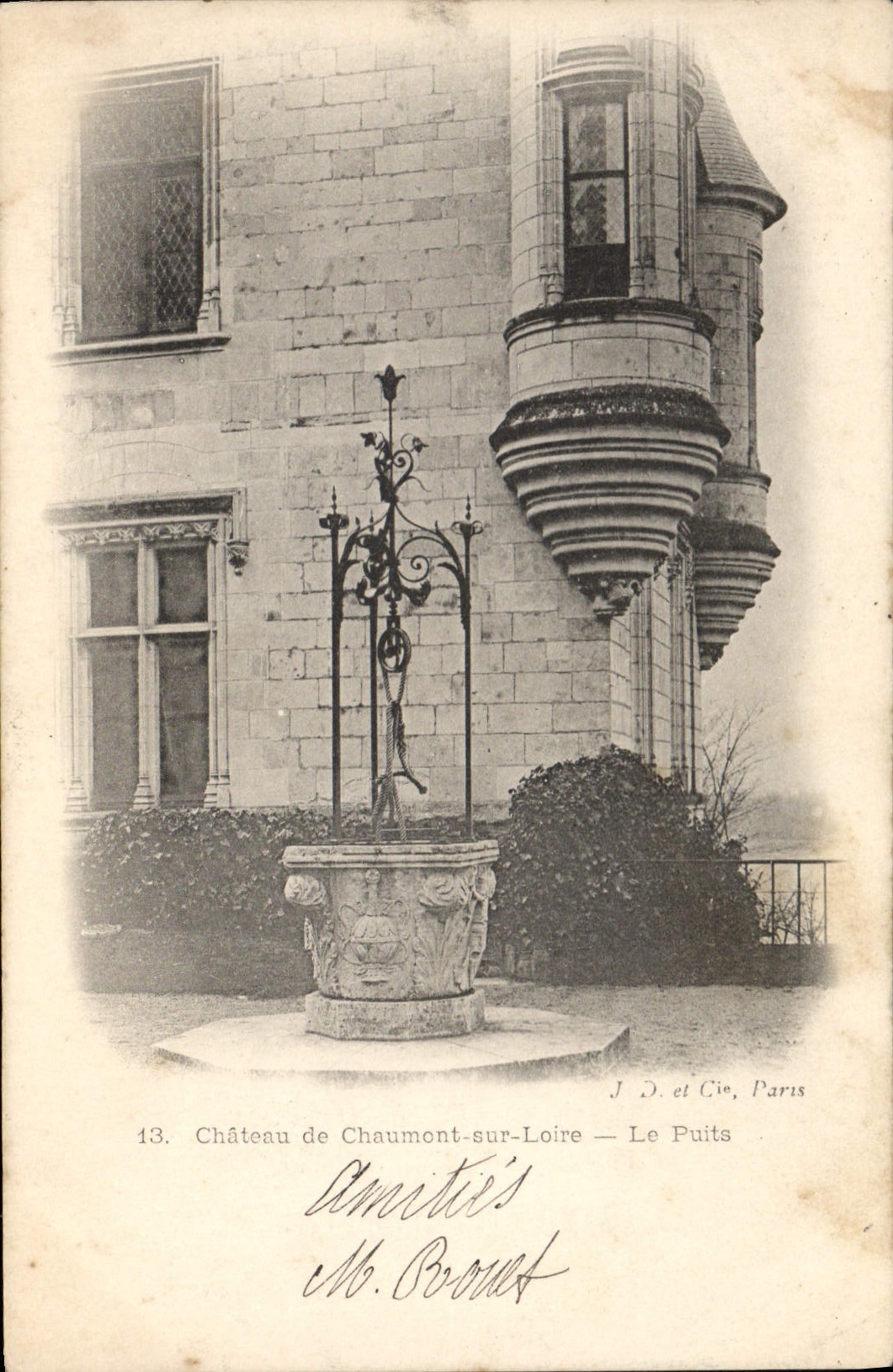 CPA Chateau de Chaumont sur loire Le Puits 