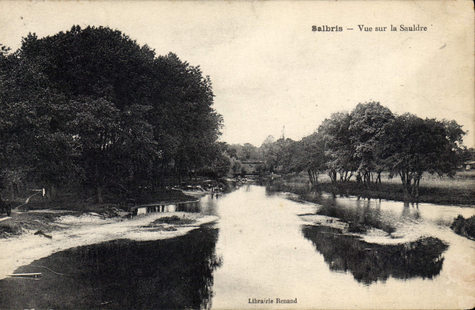 CPA Salbris Vue sur la Sauldre 