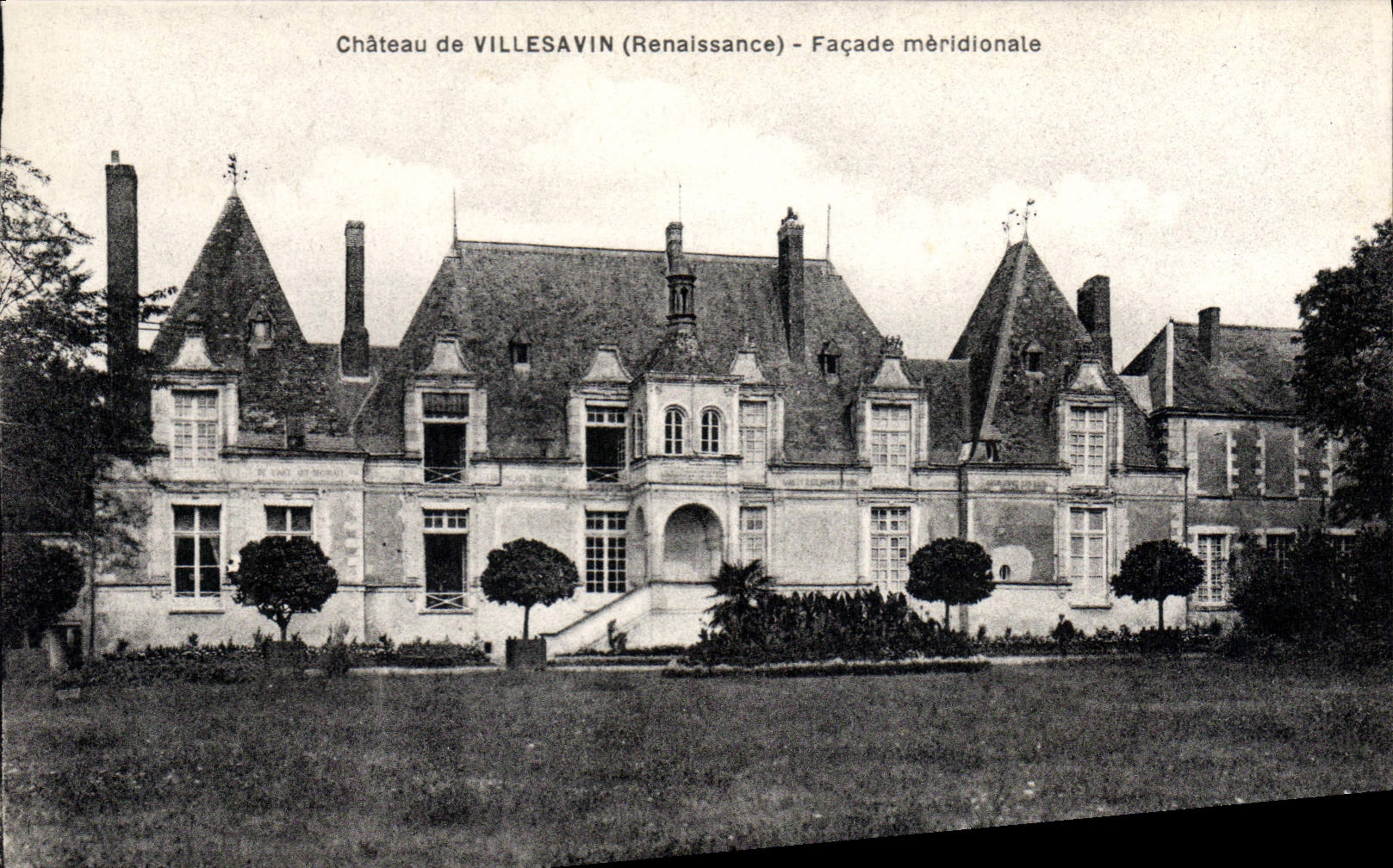 CPA Chateau de Villesavin Facede Meridionate