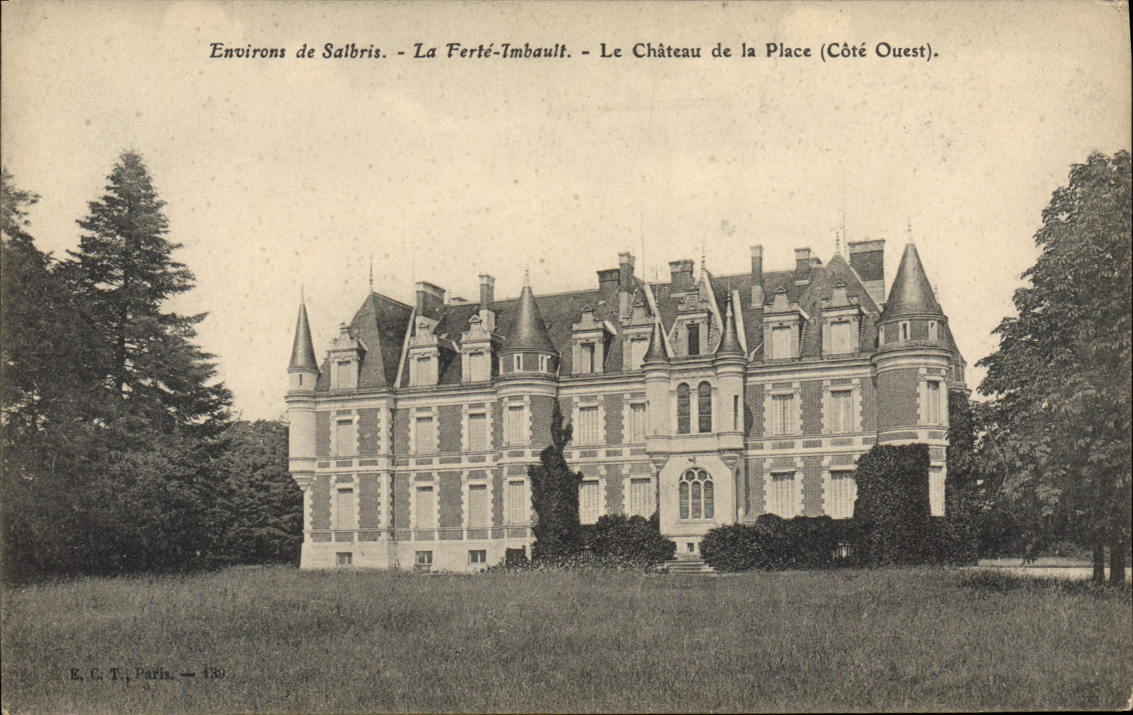 CPA Environs de Salbris La Forte Imbault Le Chateau de la Place 
