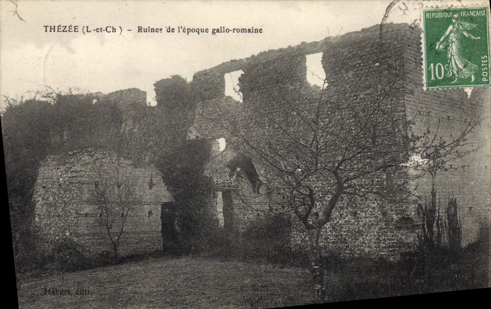 CPA Thezee Ruines de l'epoque gallo romaine