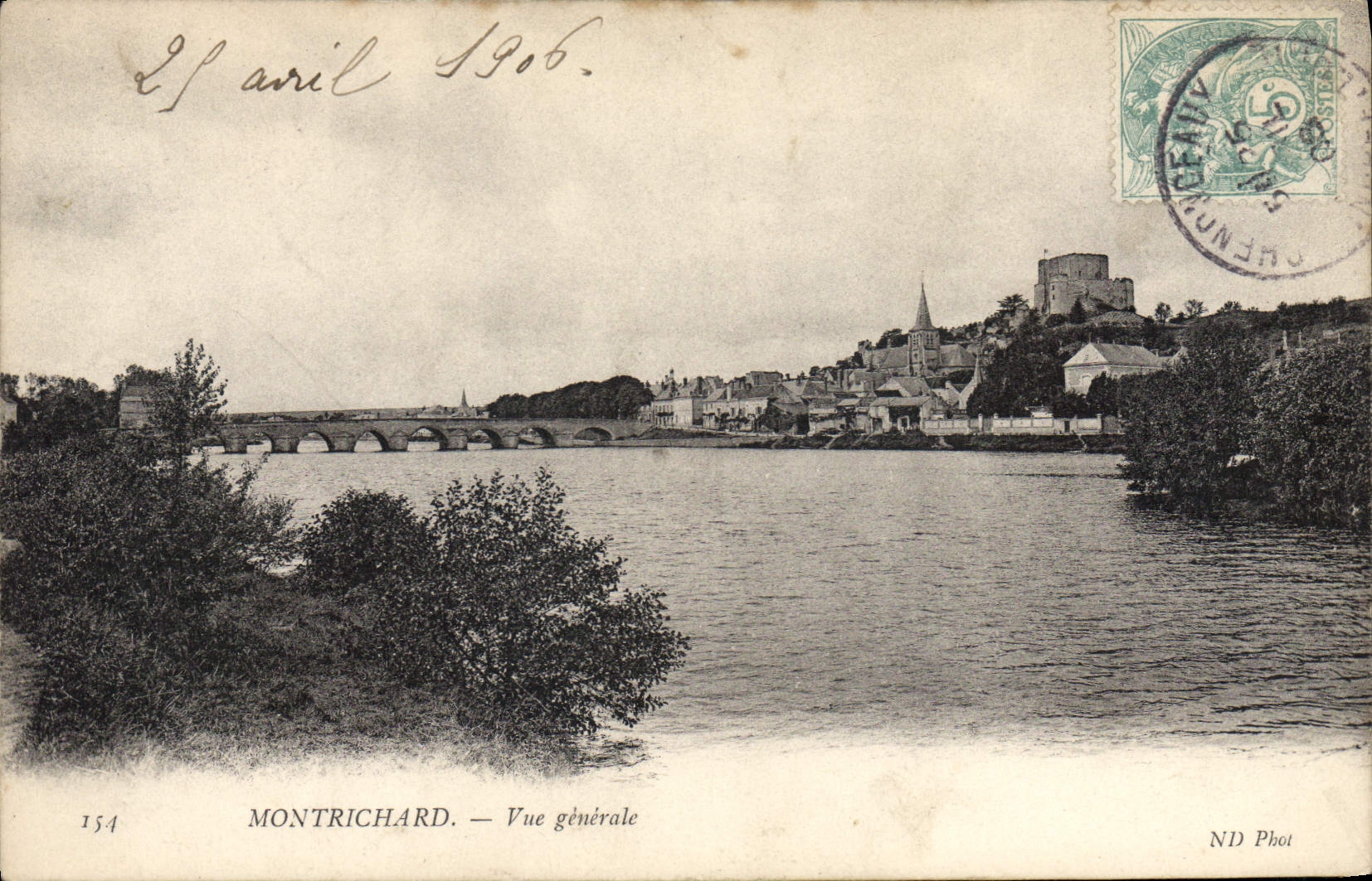CPA Montrichard Vue Generale 