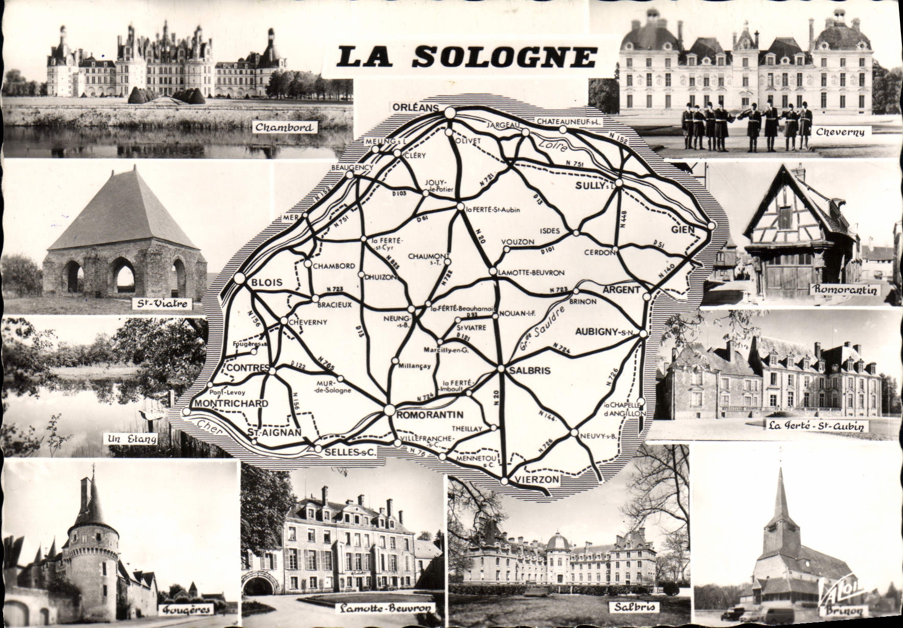 CPSM La Sologne Chambord Cheverny 