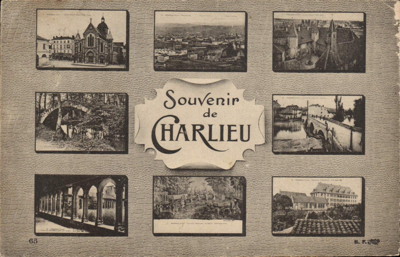 CPA Souvenir de Charlieu 