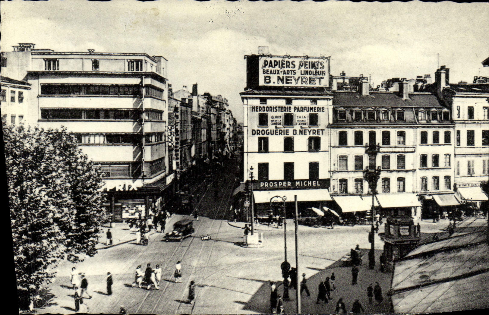 CPA Saint Etienne Place du Peuple 