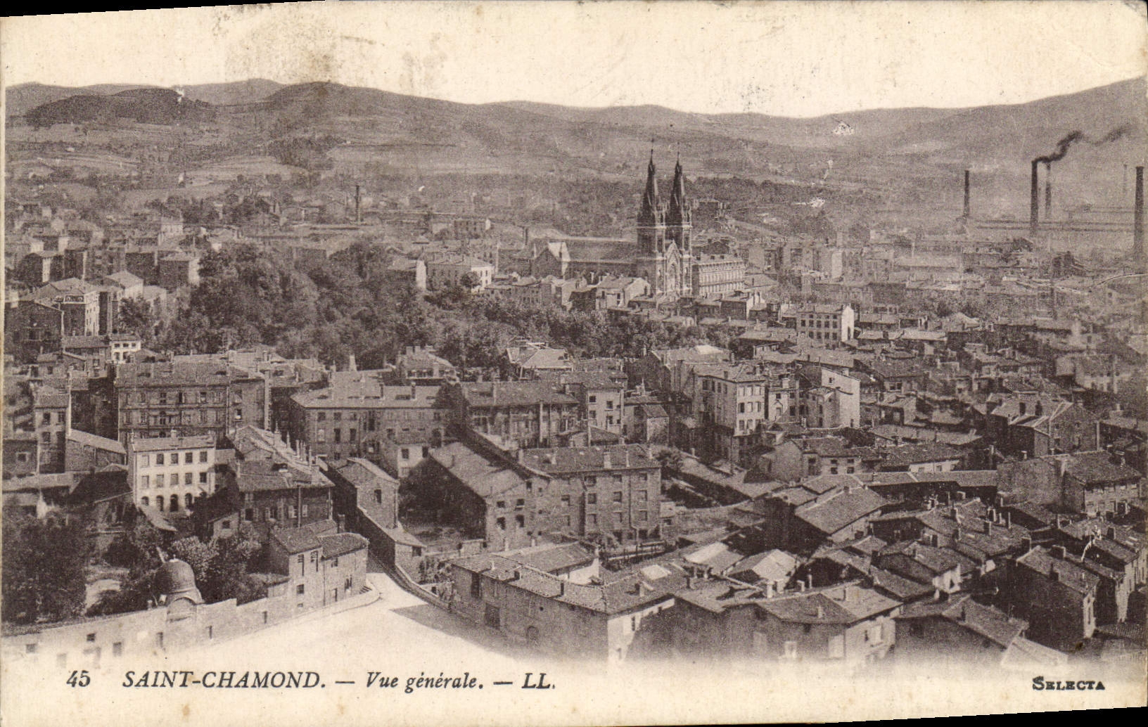 CPA Saint Chamond Vue Generale 