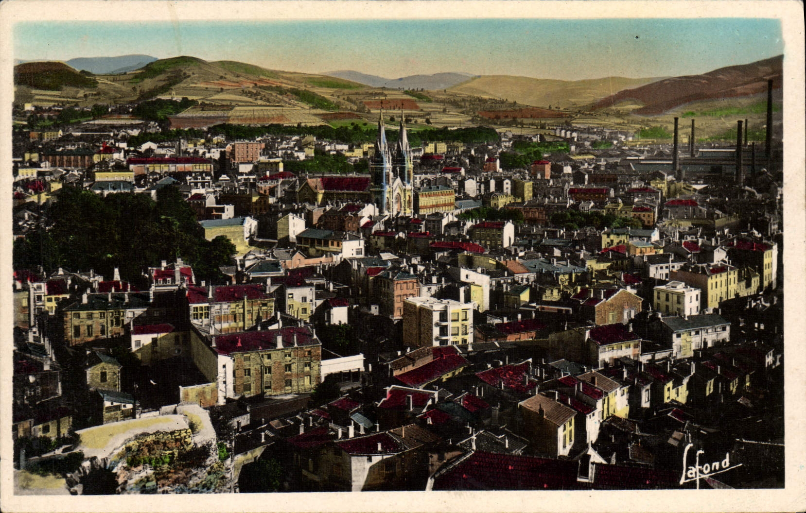 CPA Saint Chamond Vue Generale 