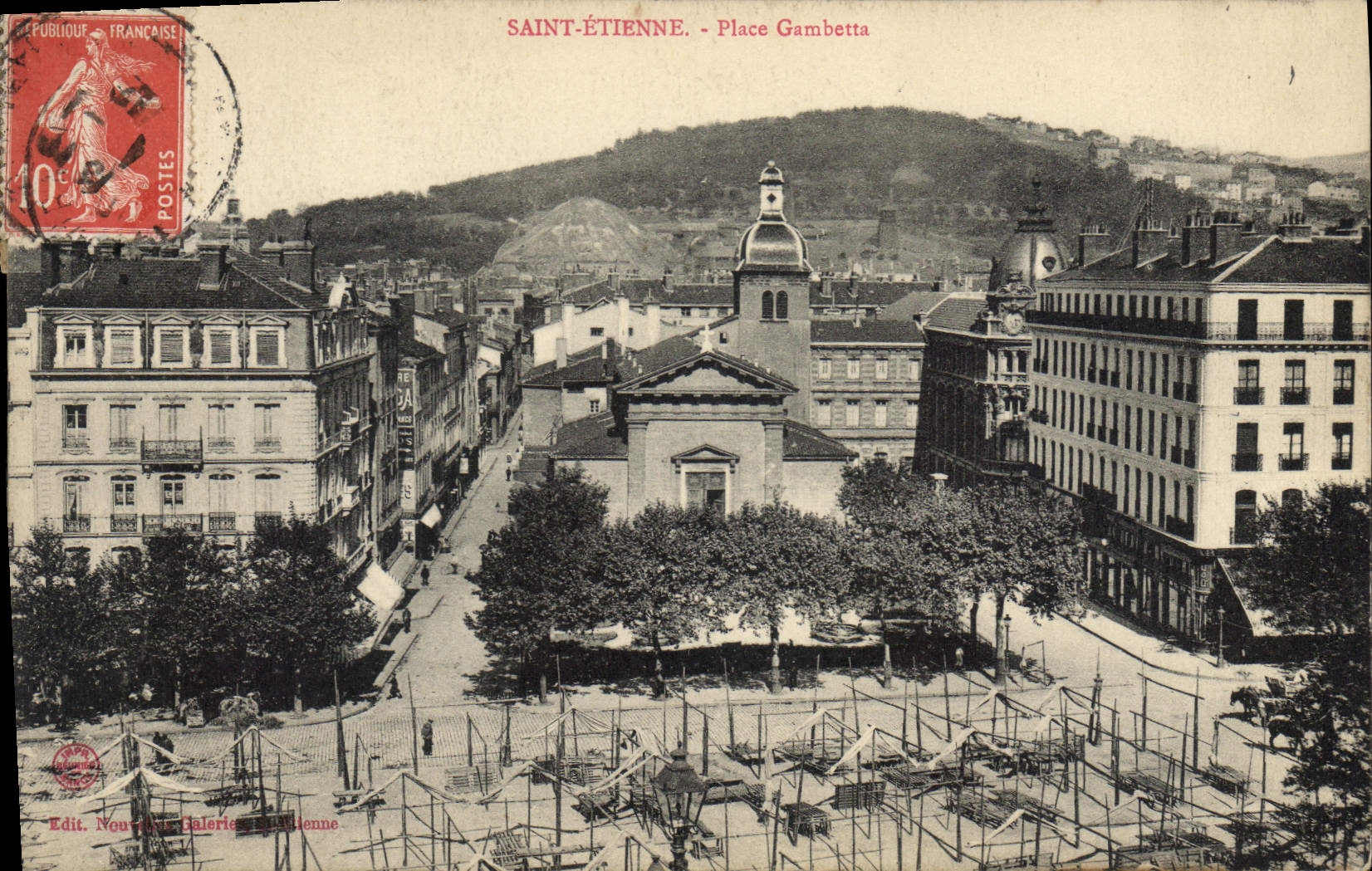 CPA Saint Etienne Place Gambetta 