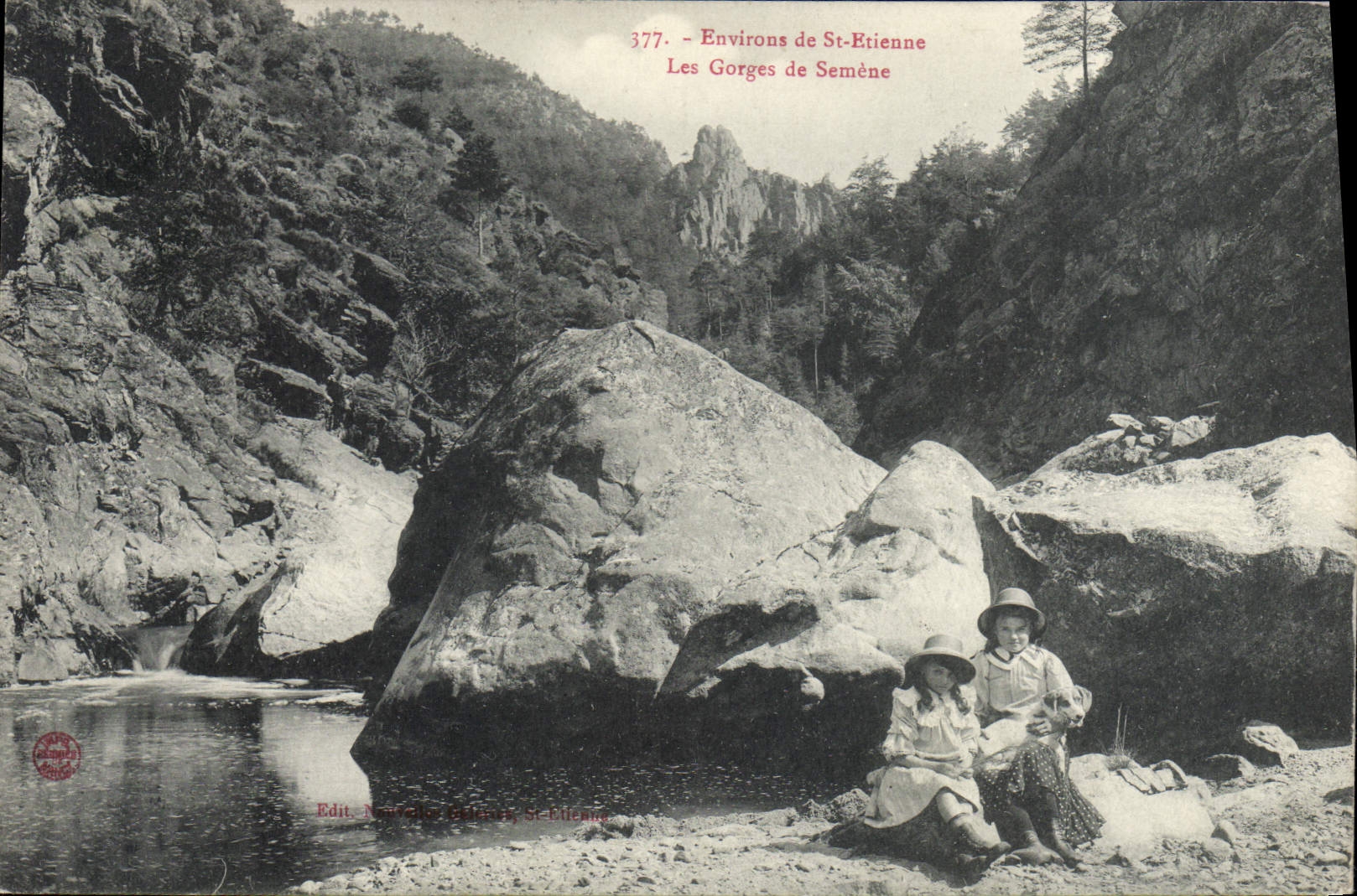 CPA Envirous de St Etienne Les Gorges de Semene