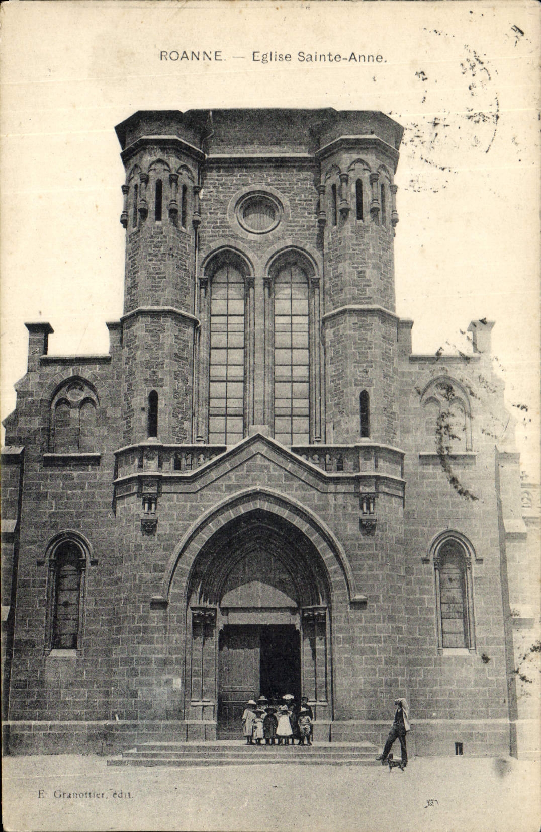 CPA Roanne Eglise Sainte Anne 