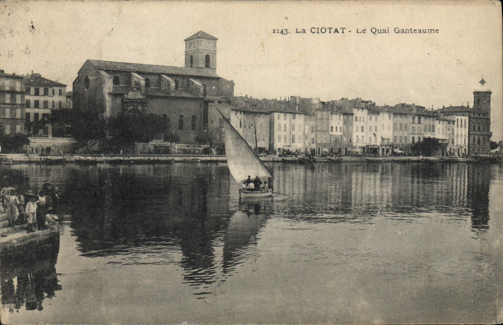 CPA La Ciotat Le Quai Ganteaume 