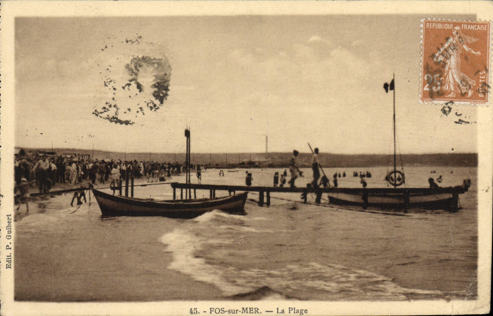 CPA Fos sur Mer La Plage 