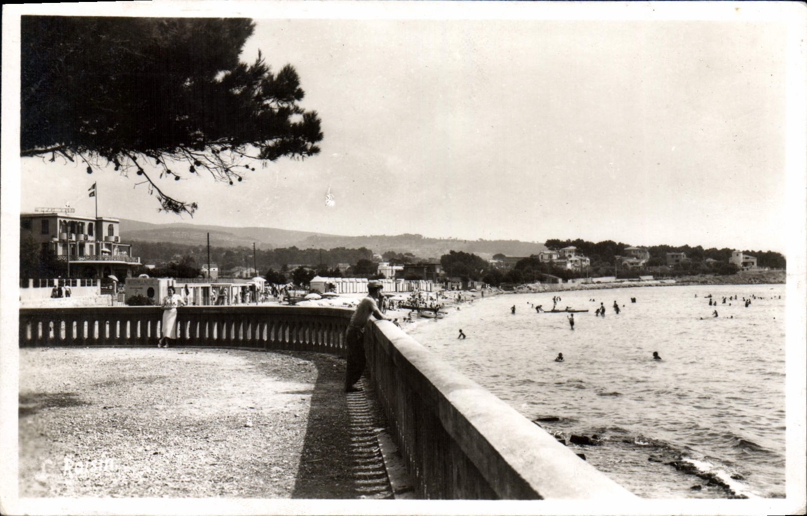 CPA La Ciotat Terrasse de la Plage 