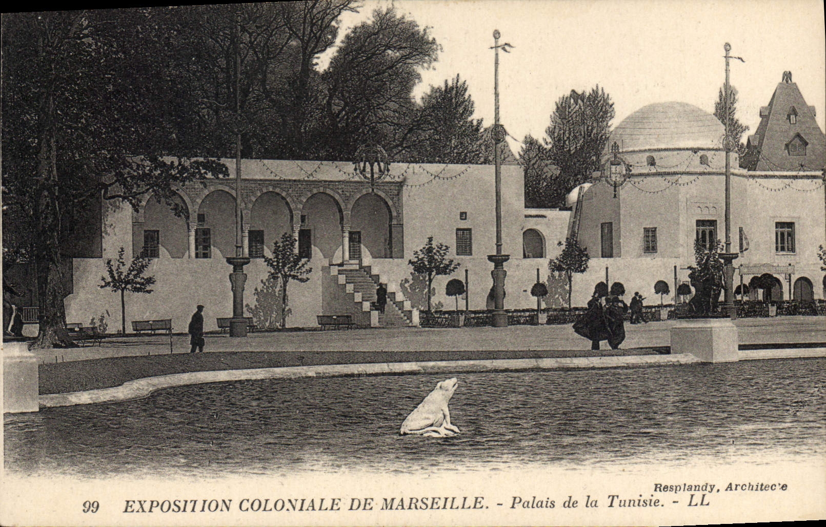 CPA Exposition Coloniale de Marseille Palais de la Tunisie