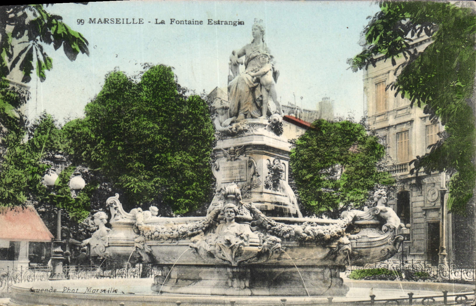 CPA Marseille La Fontaine Estrangin