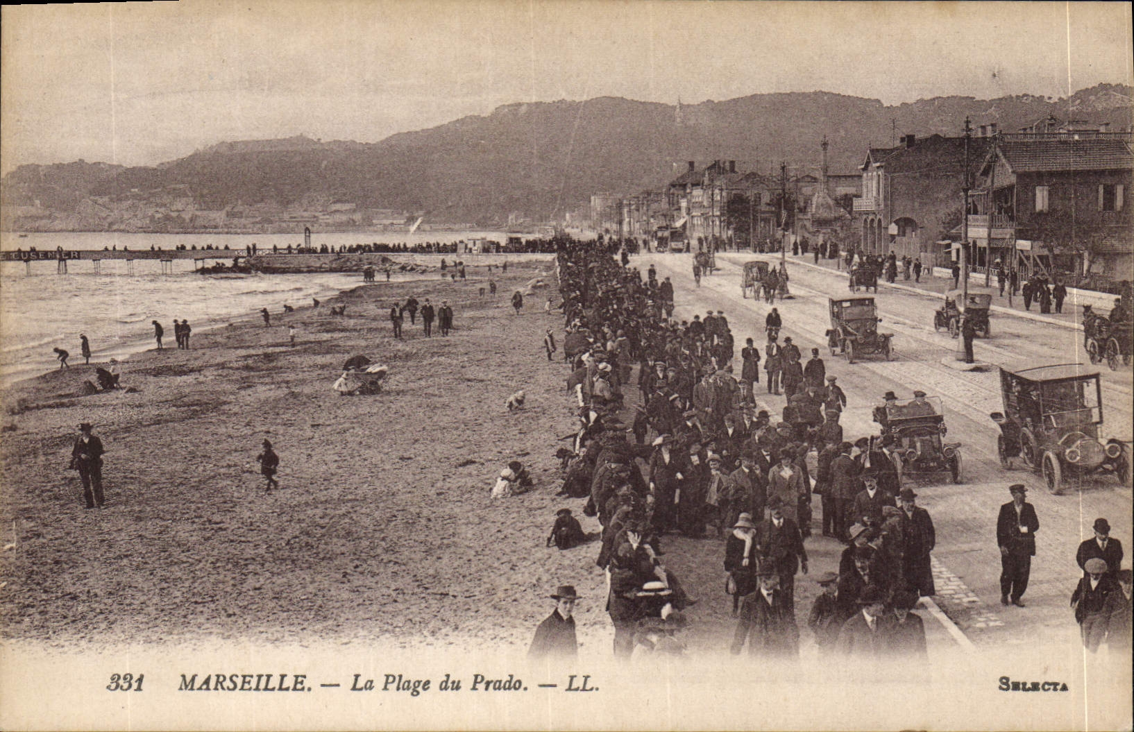 CPA Marseille La Plage du Prado