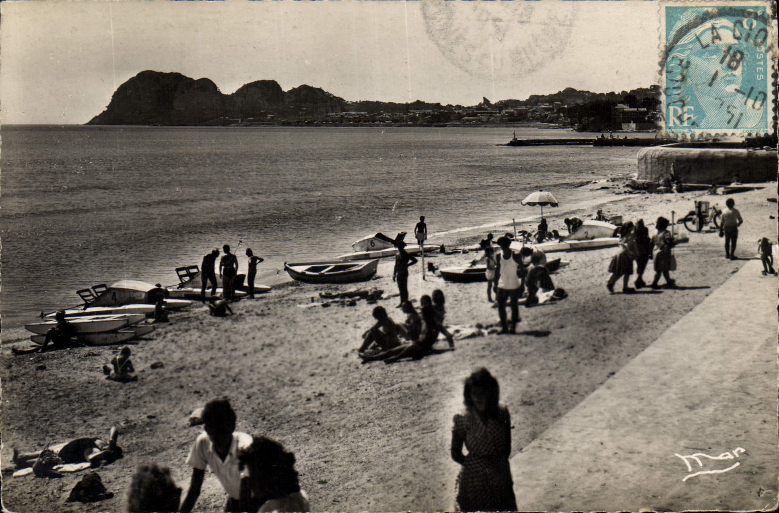 CPA La Ciotat La Plage 