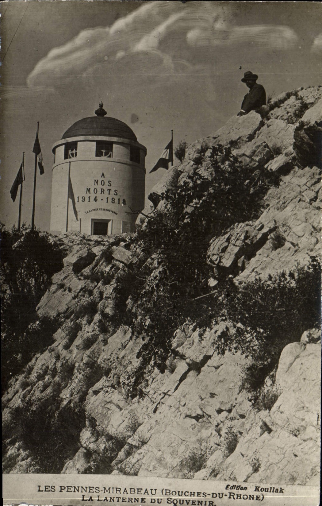 CPA Les Pennes Mirabeau Bouches du Rhone La Lanterne du Souvenir 