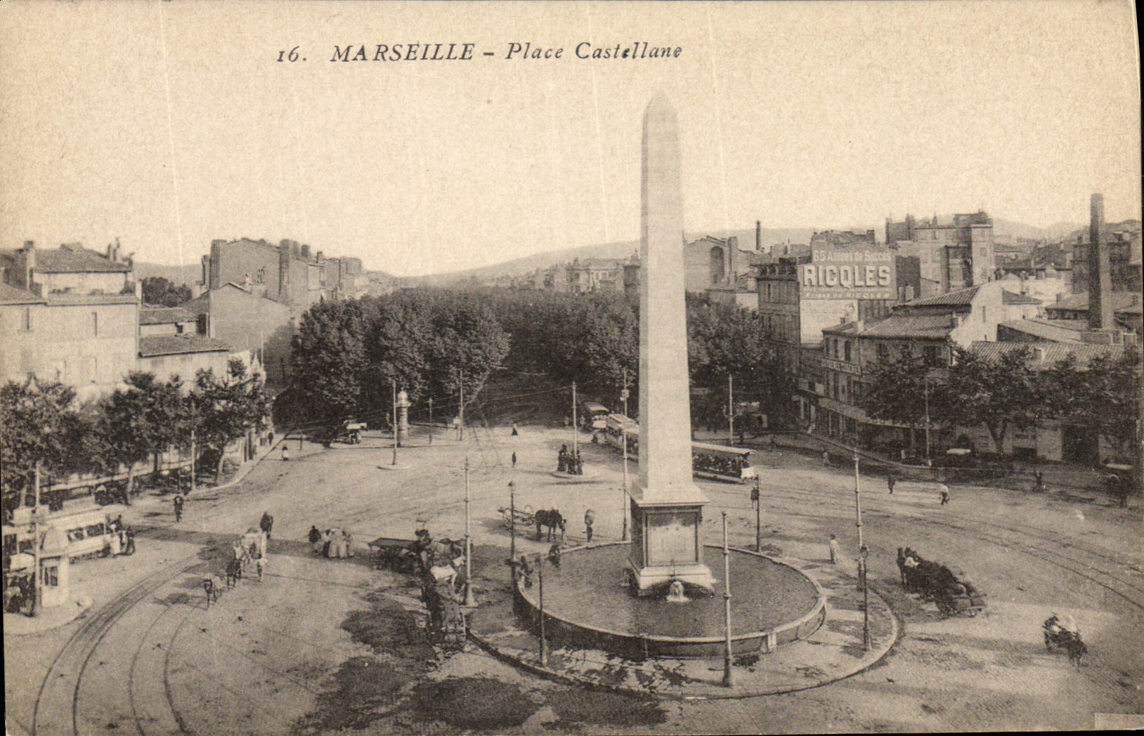CPA Marseille Place Castellane