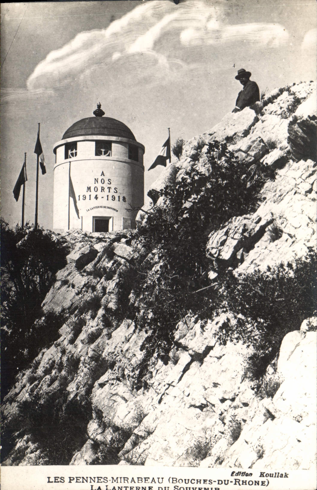 CPA Les Pennes Mirabeau Bouches du Rhone La Lanterne du Souvenir 