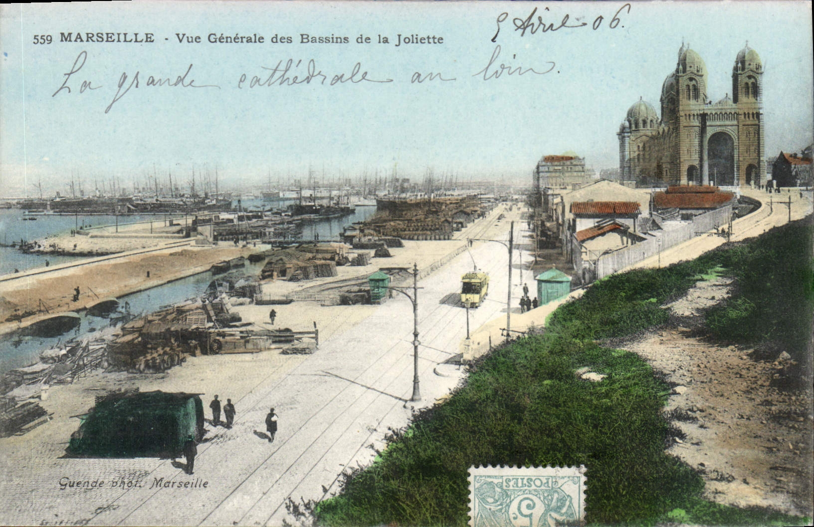 CPA Marseille Vue Generale des Bassins de la Joliette