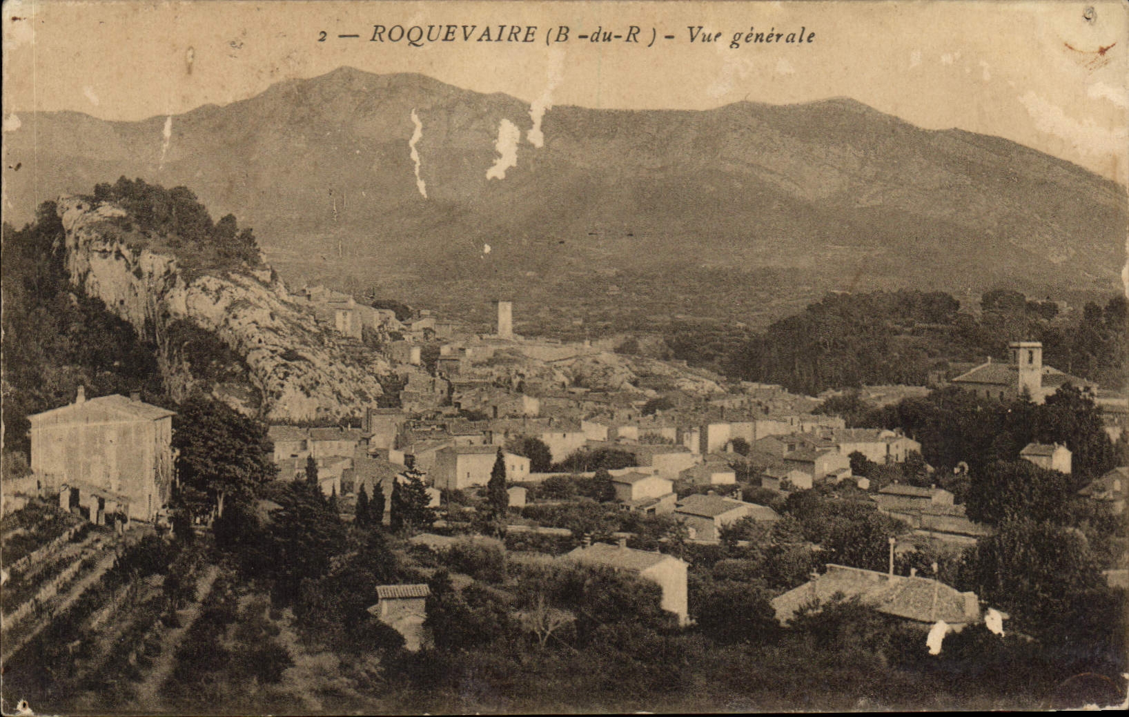 CPA Roquevaire B du R Vue Generale 