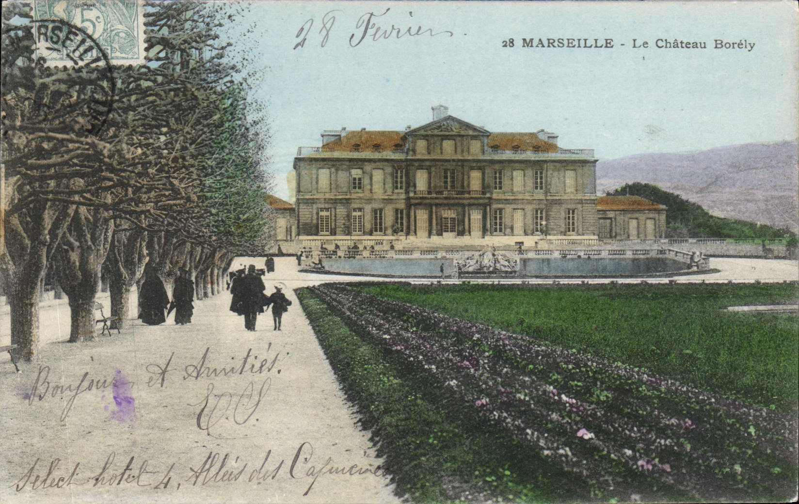CPA Marseille Le Chateau Borely 