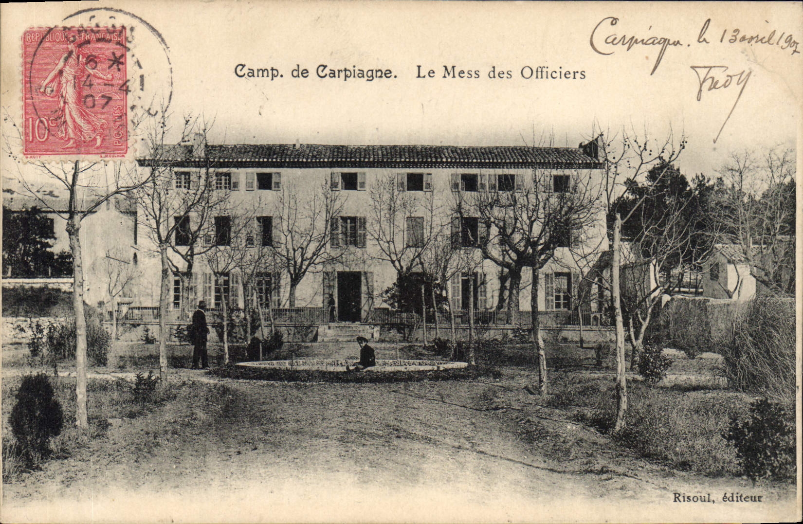 CPA Camp de Carpiagne Le Mess des Officiers