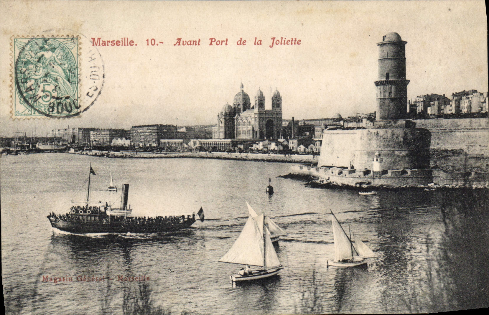 CPA Marseille Avant Port de la Joliette