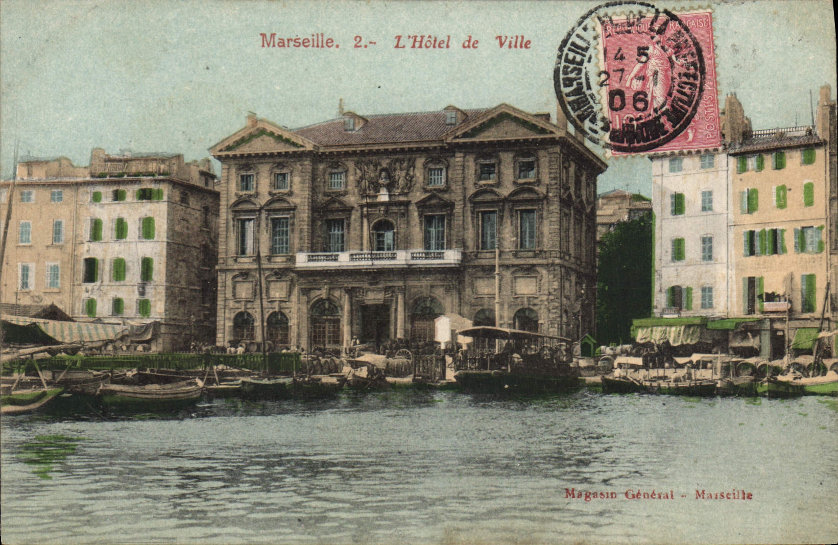 CPA Marseille L'Hotel de Ville 