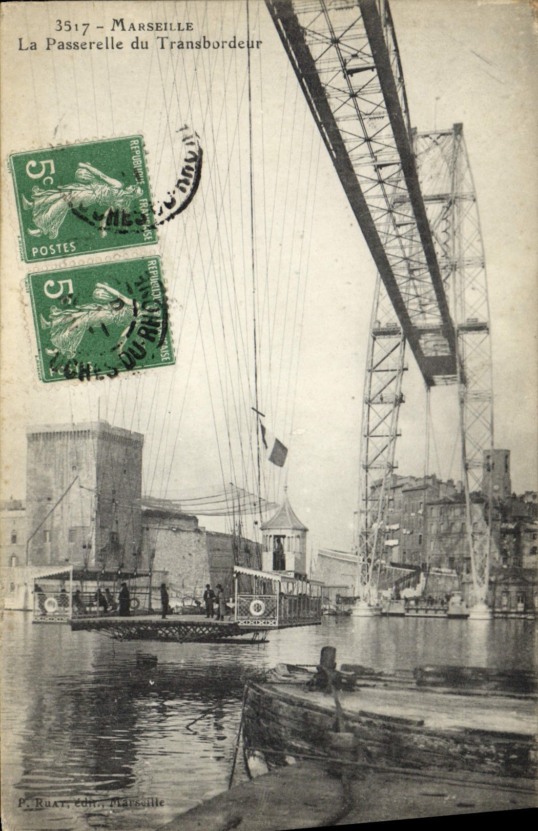CPA Marseille La Passerelle du Transbordeur 