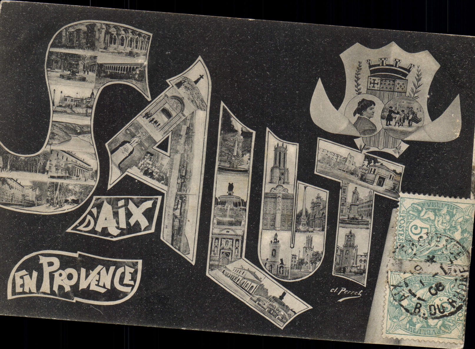 CPA Salut d'Aix en Provence 