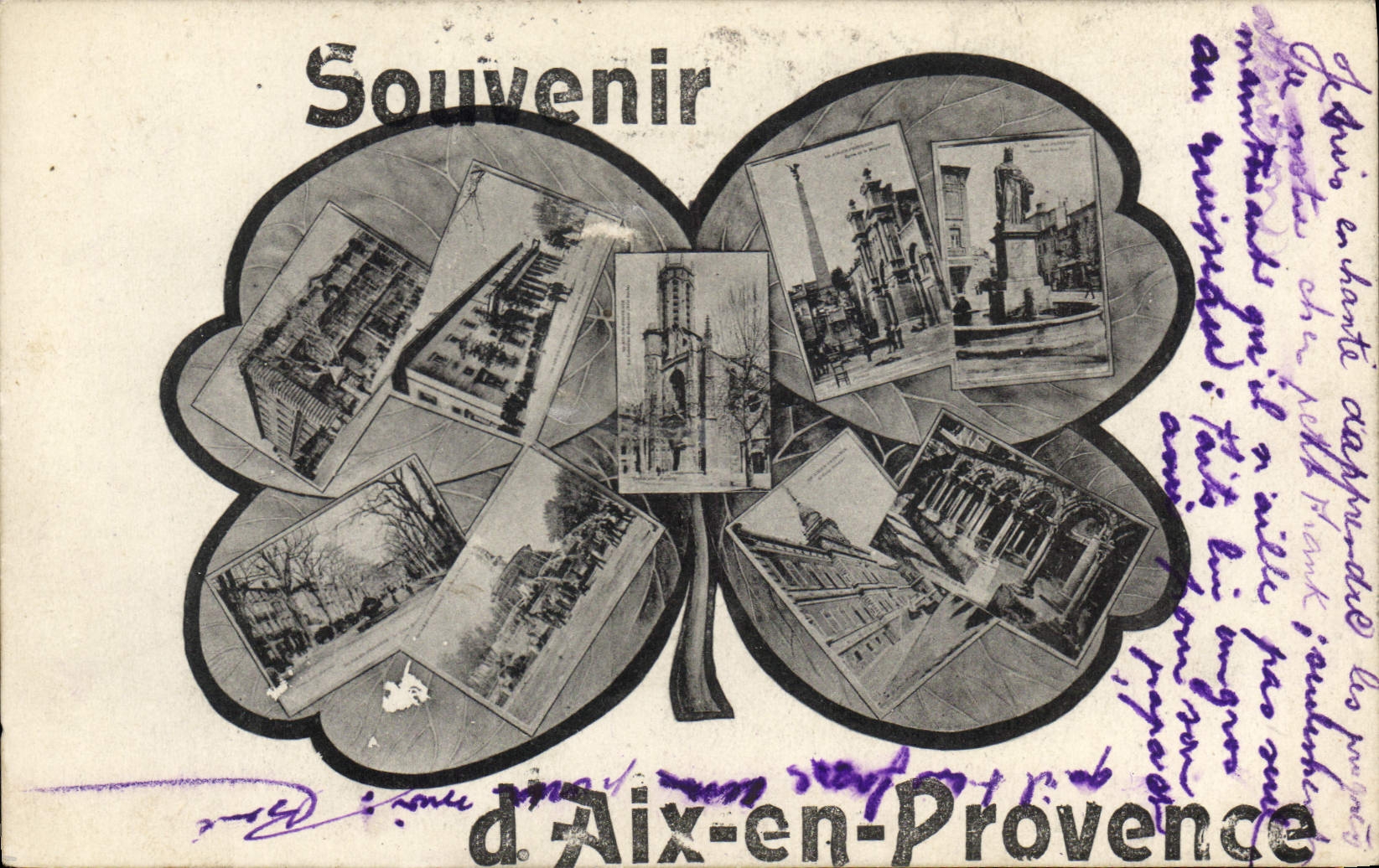 CPA Souvenir d'Aix en Provence 