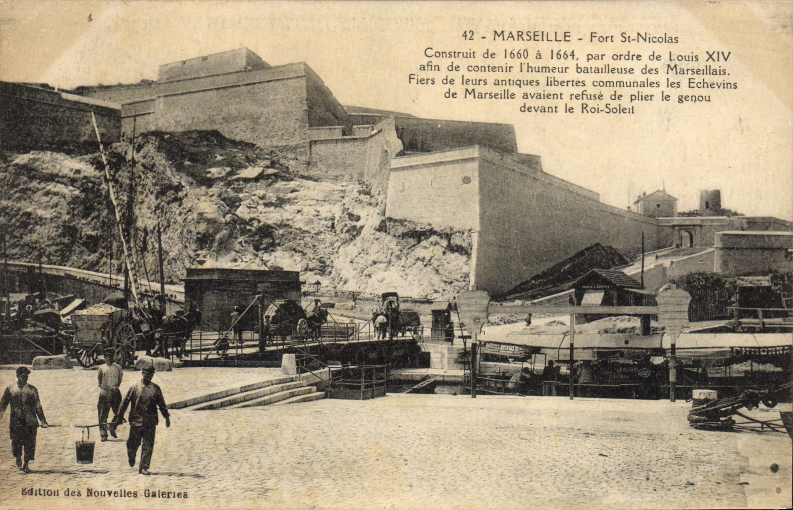 CPA Marseille Fort St Nicolas 