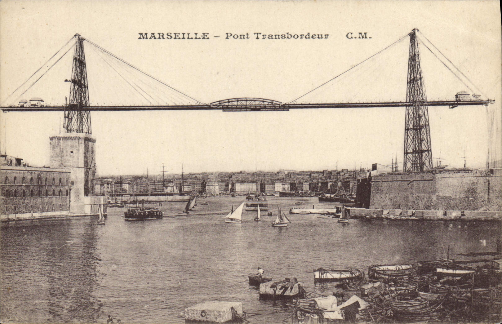 CPA Marseille Pont Transbordeur 
