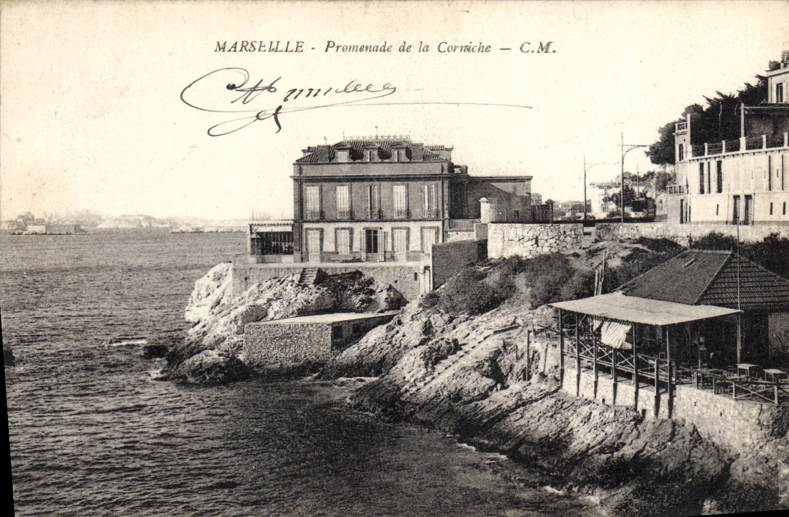 CPA Marseille Promenade de la Corniche