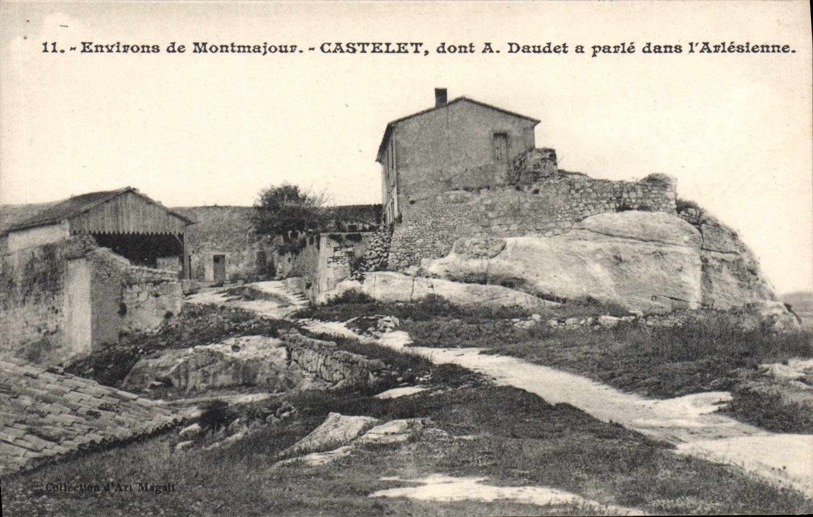 CPA Environs de Montmajour Castelet Dont A Daudet a Parle Dans l'Arlesienne