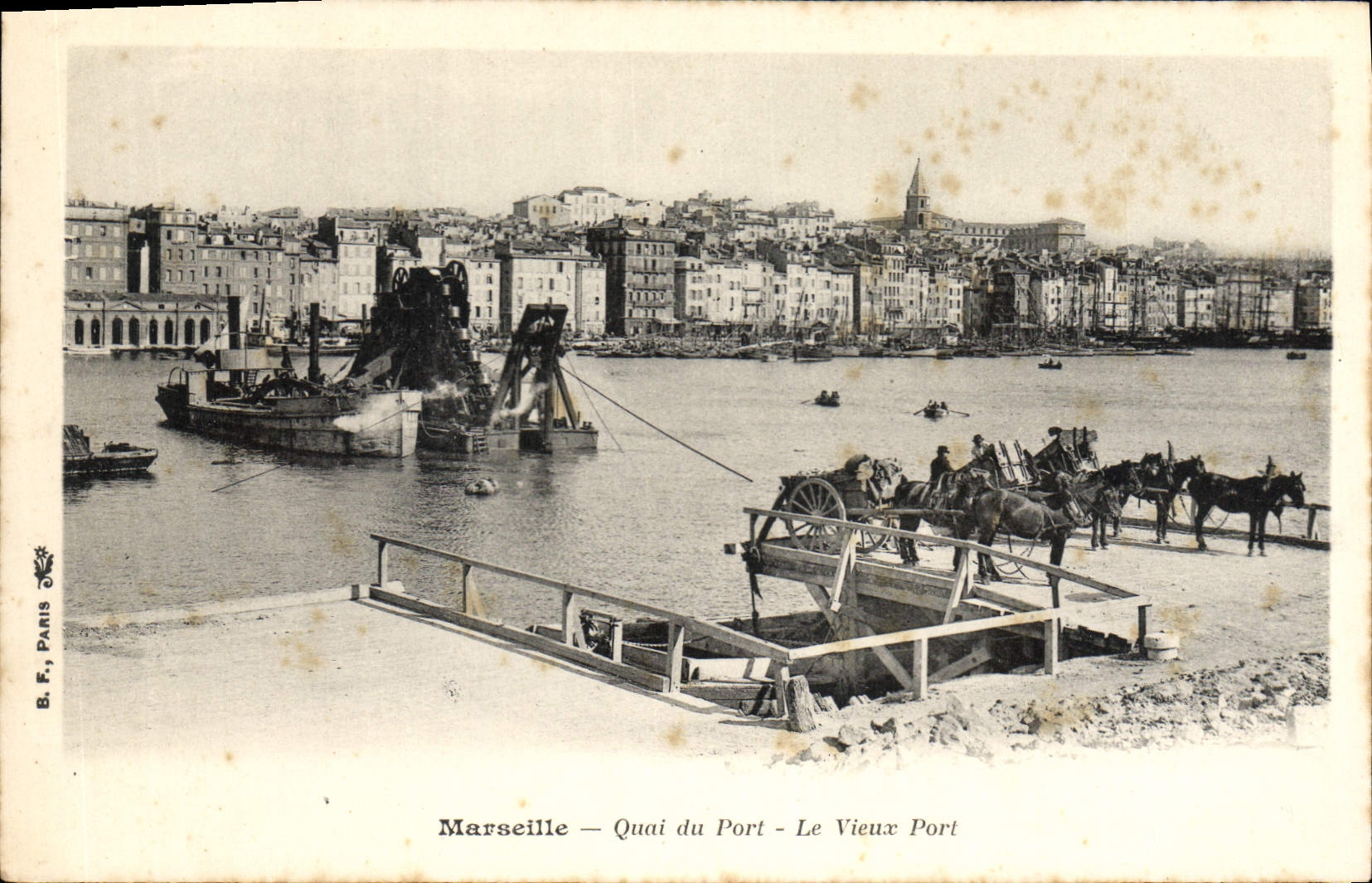 CPA Marseille Quai du Port Le Vieux Port
