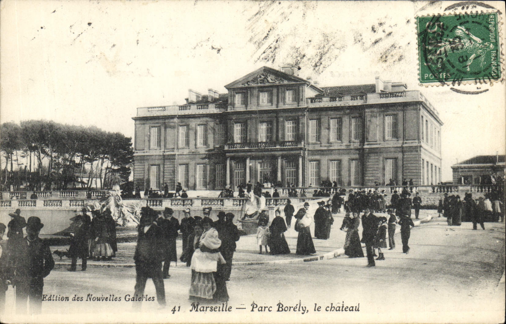 CPA Marseille Parc Borely le Chateau