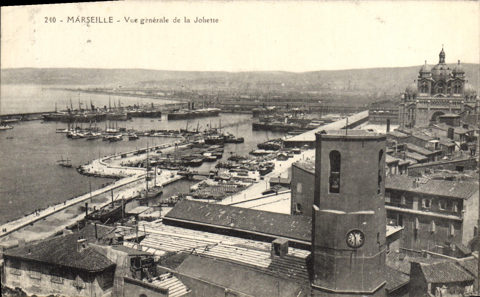 CPA Marseille Vue Generale de la Joliette