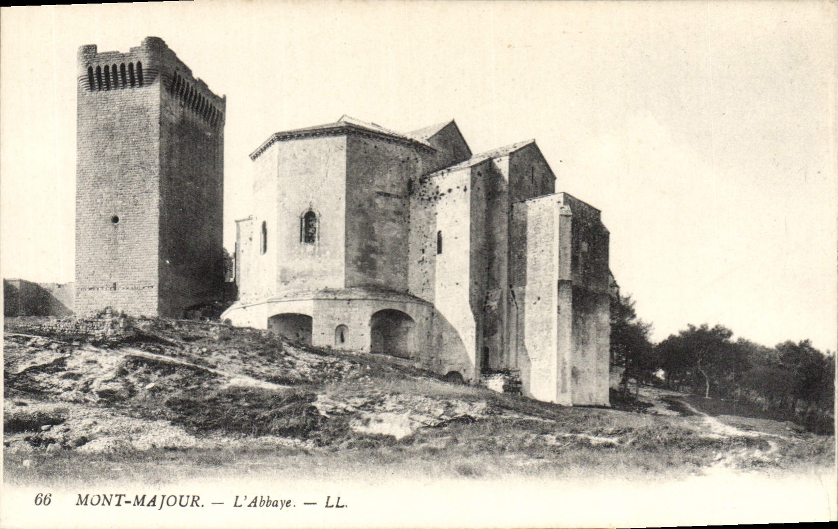 CPA Mont Majour L'Abbaye 