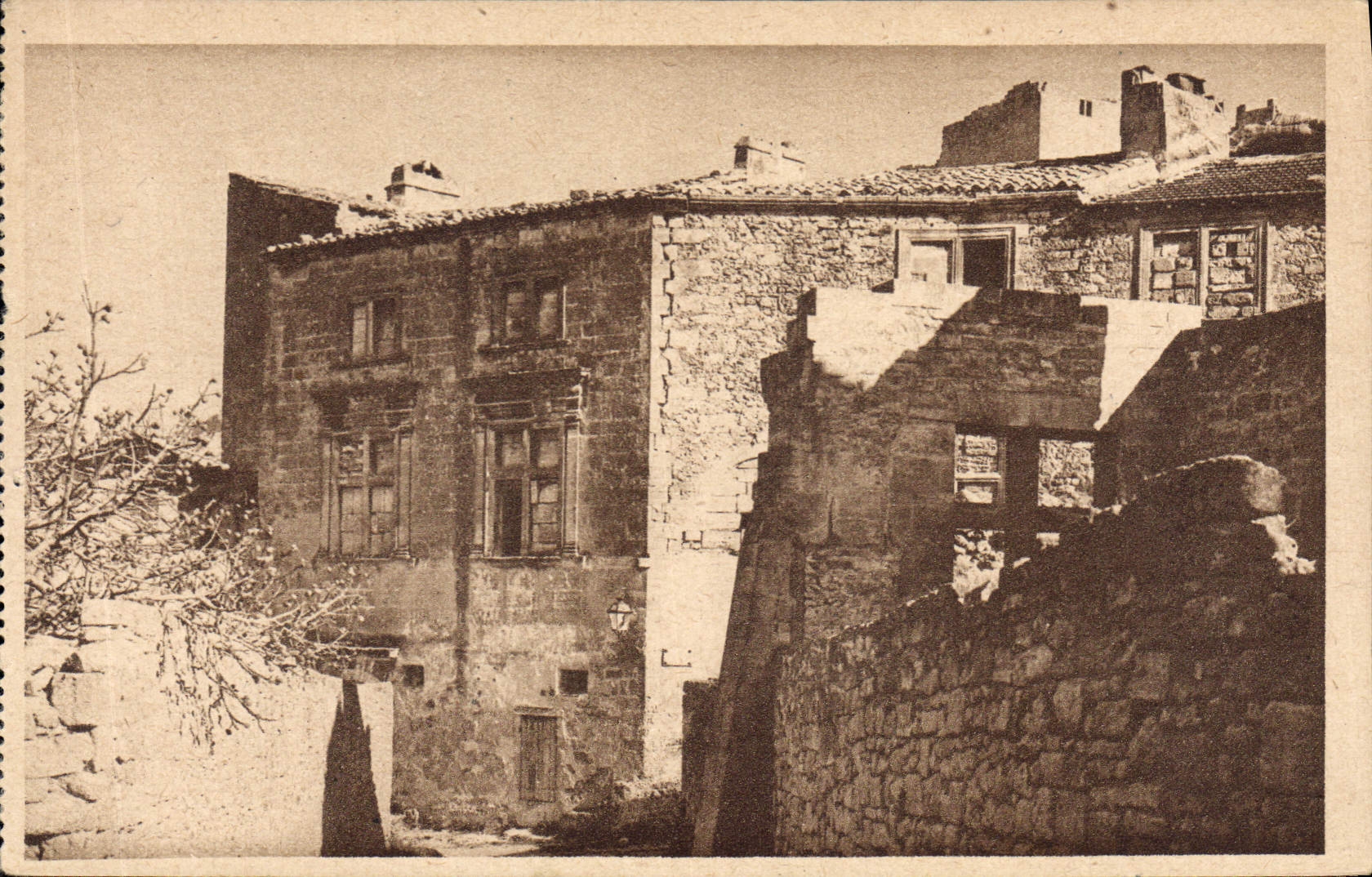 CPA Les Baux Maison Claude de Manville