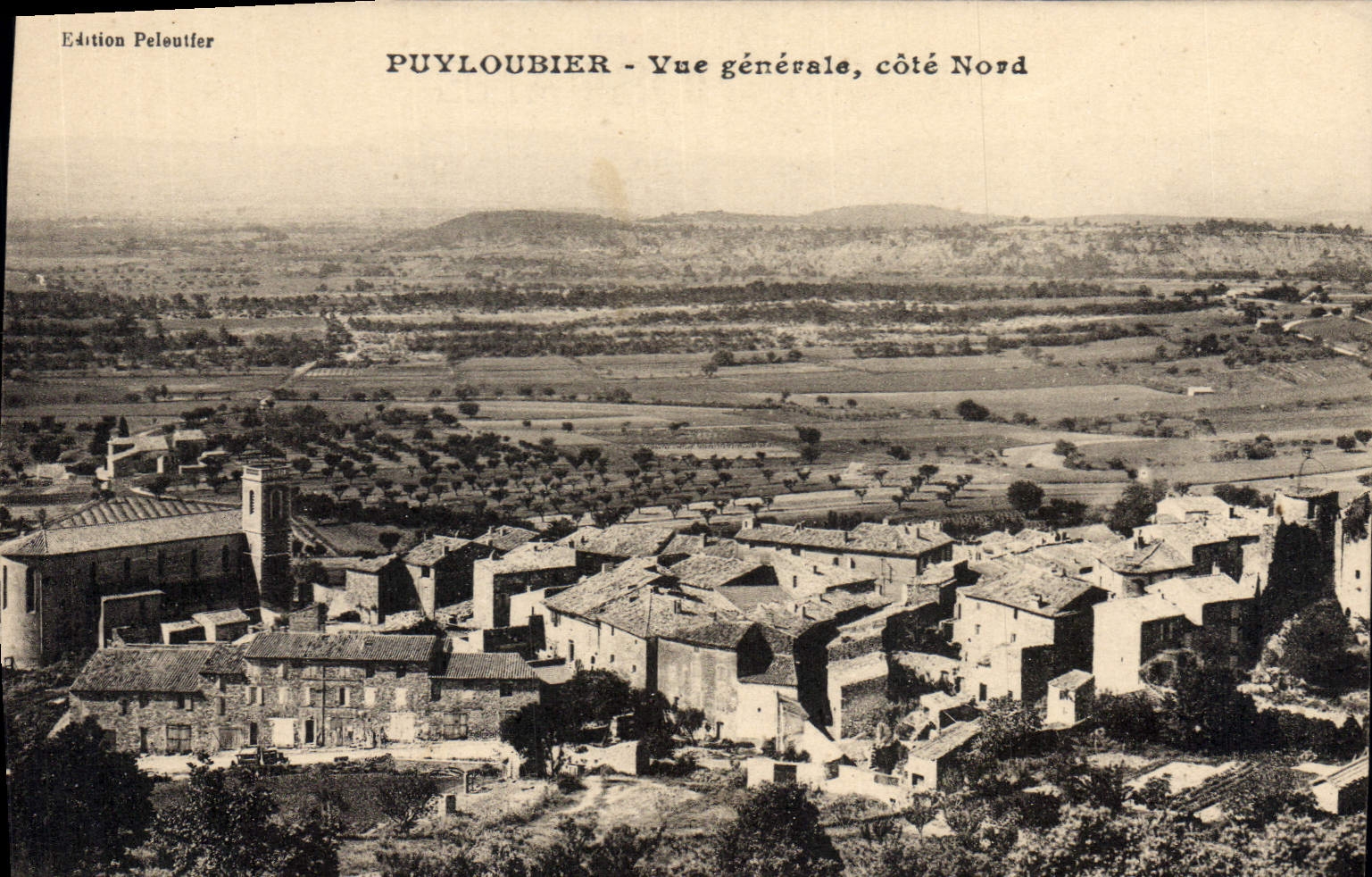CPA Puyloubier Vue generale cote Nord 