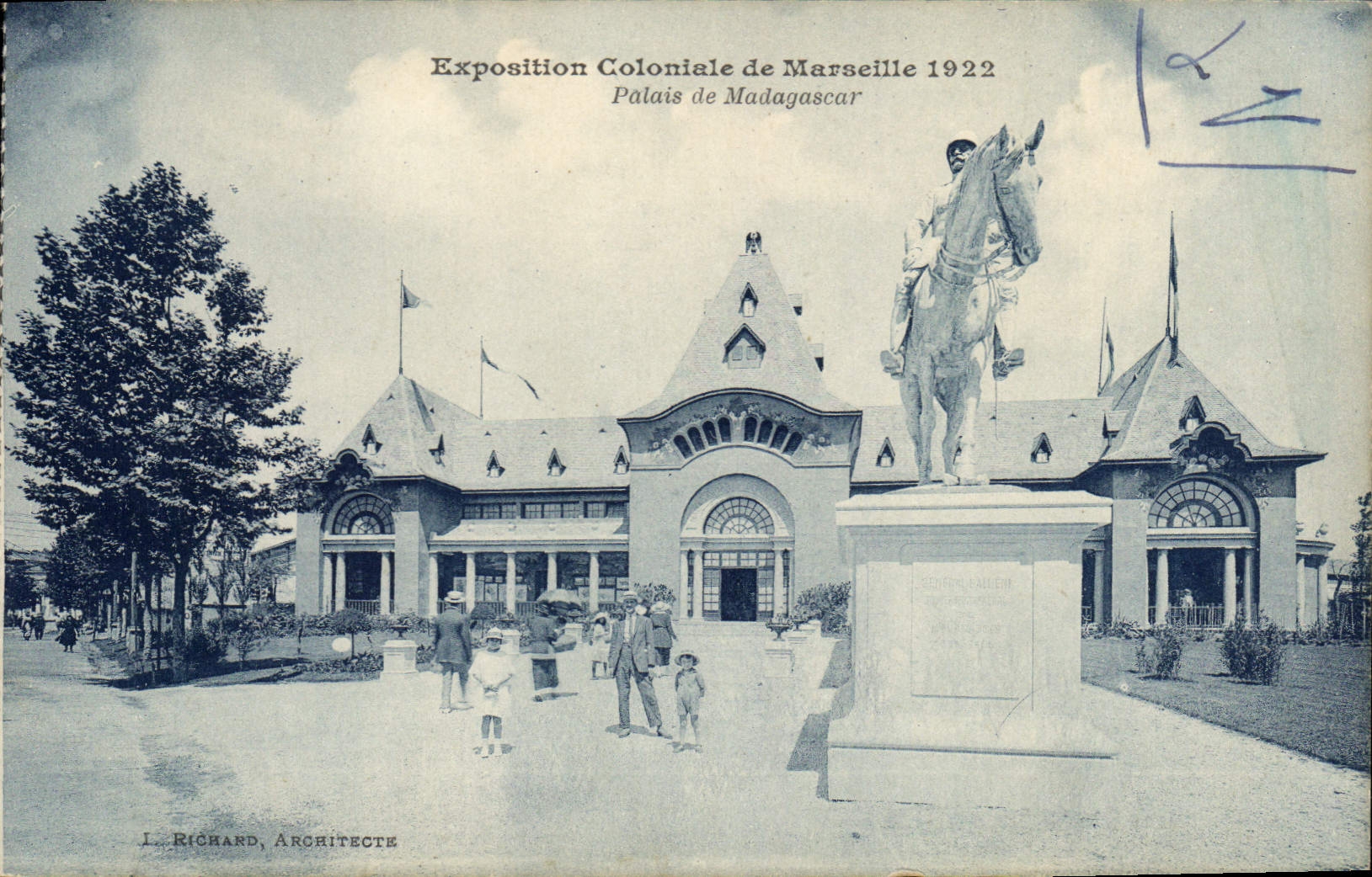 CPA Exposition Coloniale de Marseille 1922 Palais de Madagascar 