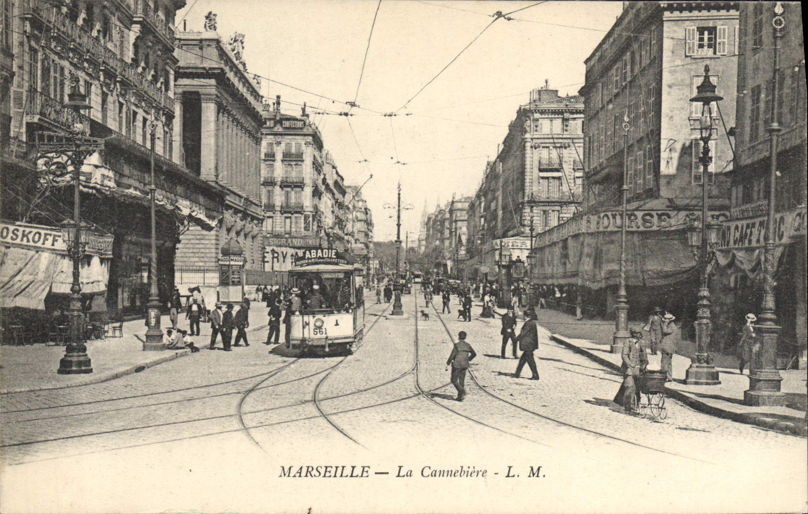CPA Marseille La Cannebiere 