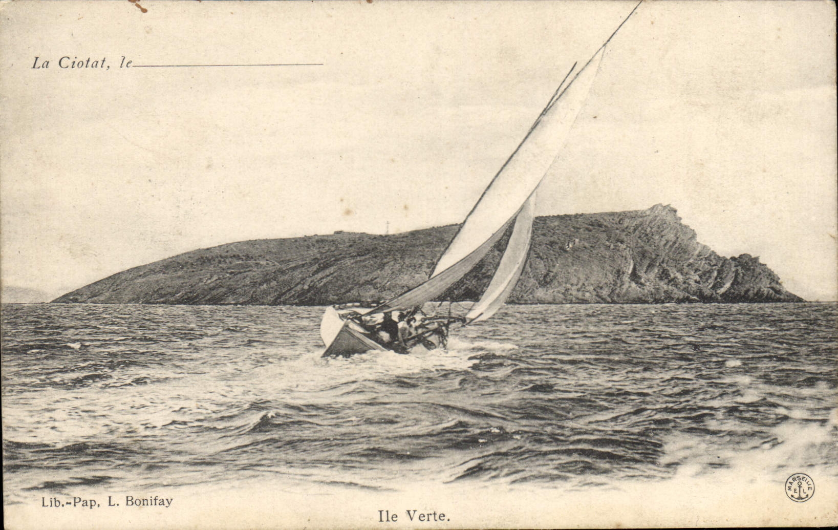 CPA La Ciotat Ile Verte 