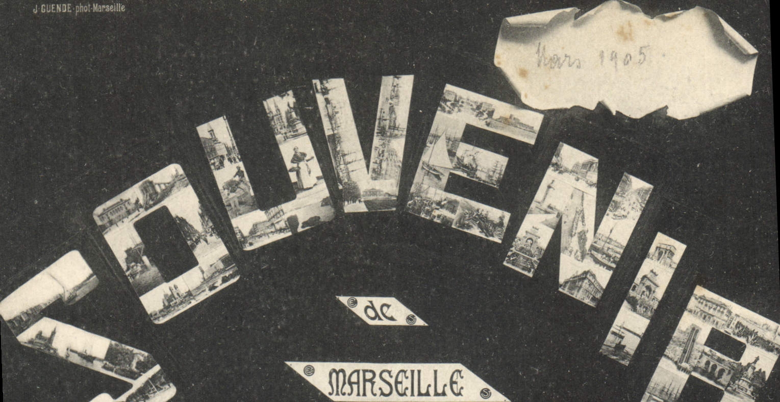 CPA Souvenir de Marseille 